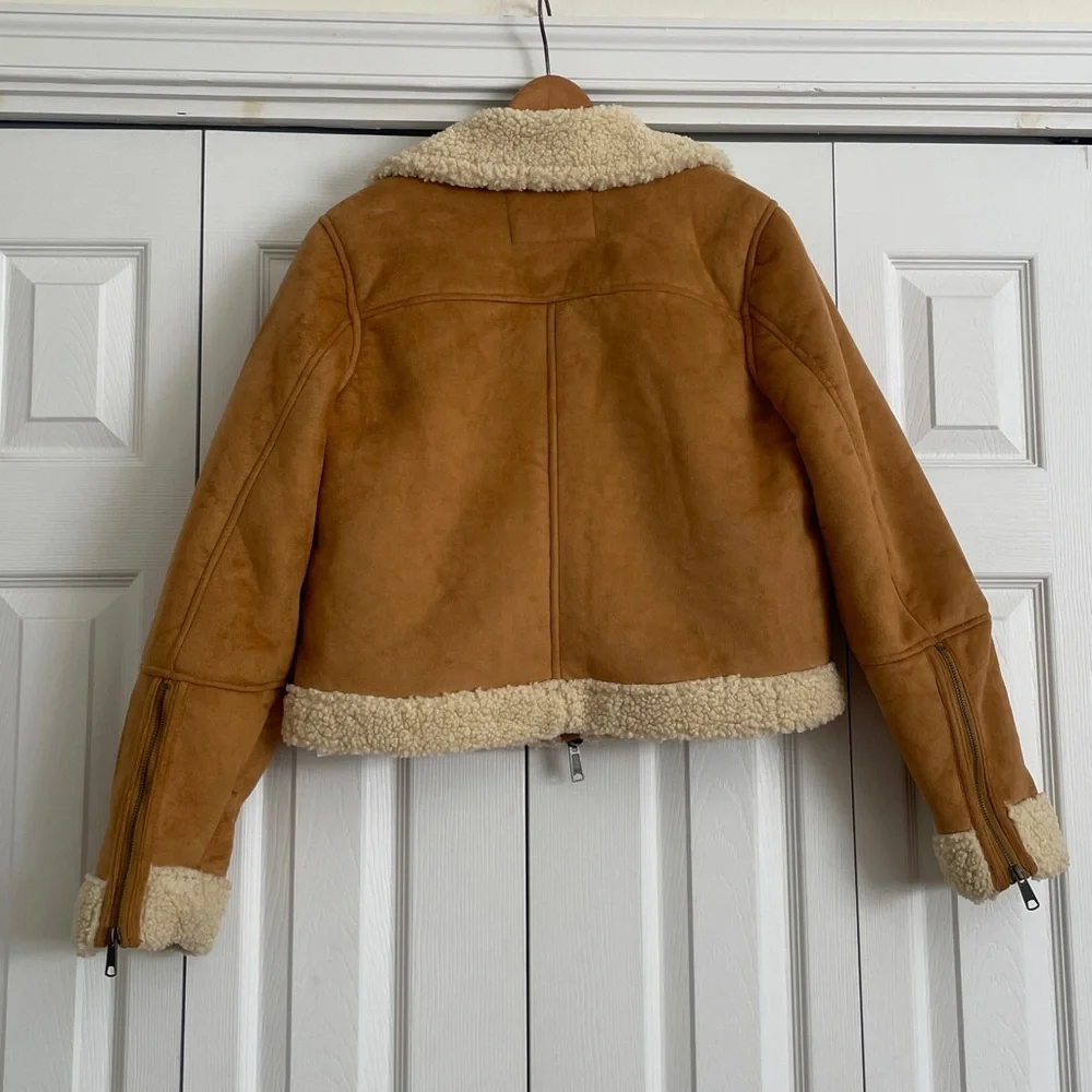 New Marine Layer Sherpa Moto Jacket size Large - Picture 9 of 16